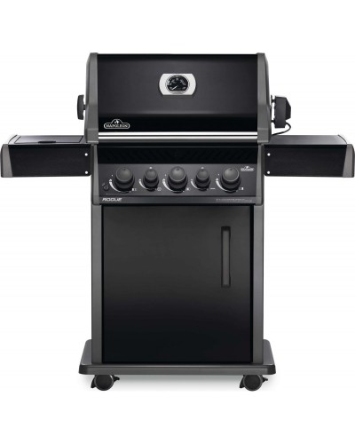 BARBACOA NAPOLEON ROGUE 425 CON QUEMADOR LATERAL, TRASERO INFRARROJO Y ASADOR NEGRA