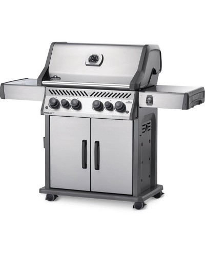 BARBACOA NAPOLEON ROGUE PRO-S 525 CON PARRILLAS EN ACERO INOX CON QUEMADOR LATERAL Y TRASERO INFRARROJOS INOX