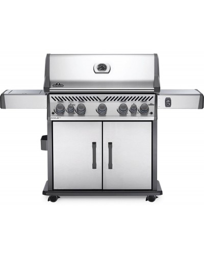BARBACOA NAPOLEON ROGUE PRO-S- 625 CON QUEMADOR LATERAL Y TRASERO INFRARROJOS INOX, MONTAJE GRATIS