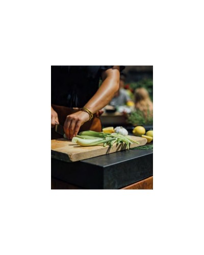 MESA DE CORTE CERÁMICA ALMACENAJE 90 OFYR BUTCHER BLOCK CORTEN