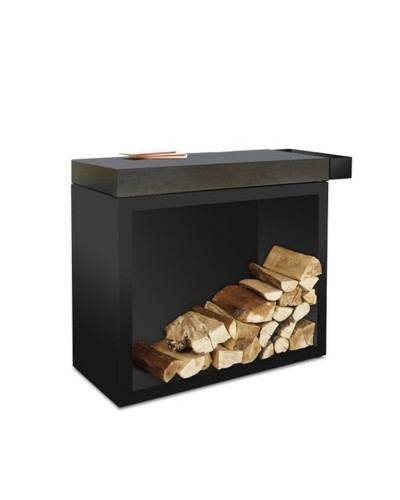 MESA DE CORTE CERÁMICA ALMACENAJE OFYR BUTCHER  90 BLOCK BLACK