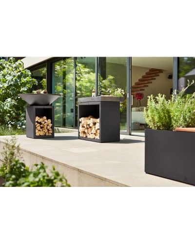 MESA DE CORTE CERÁMICA ALMACENAJE OFYR BUTCHER  90 BLOCK BLACK
