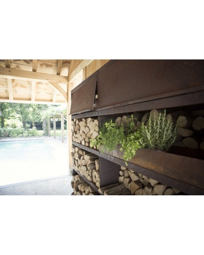 ARMARIO PARA LEÑA OFYR 100 CORTEN