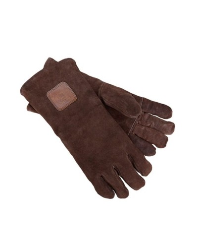 GUANTES DE CUERO OFYR MARRON