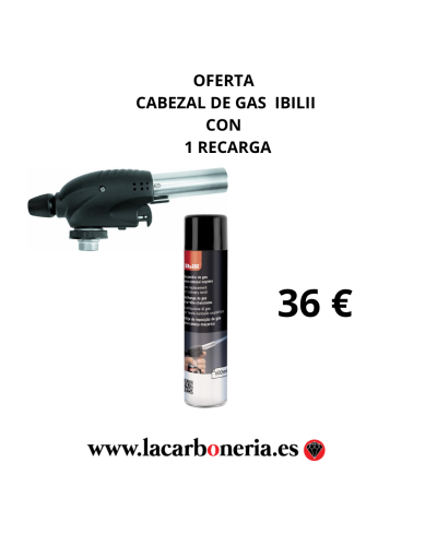 Cabezal de Gas Ibili con Recarga