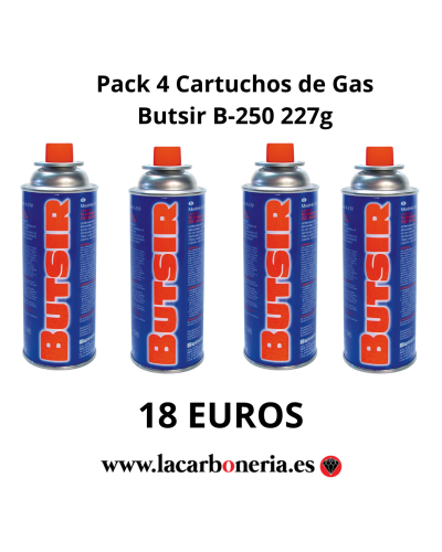Pack 4 cartuchos butsir