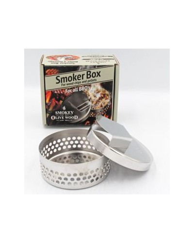Caja de ahumado para barbacoa Smokey Olive Wood