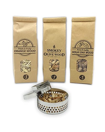 Caja de ahumado para barbacoa Smokey Olive Wood