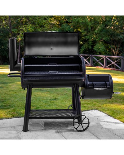 CharGriller Grand Champ Offset-Smoker+ LIBRO ENTREHUMO DE REGALO