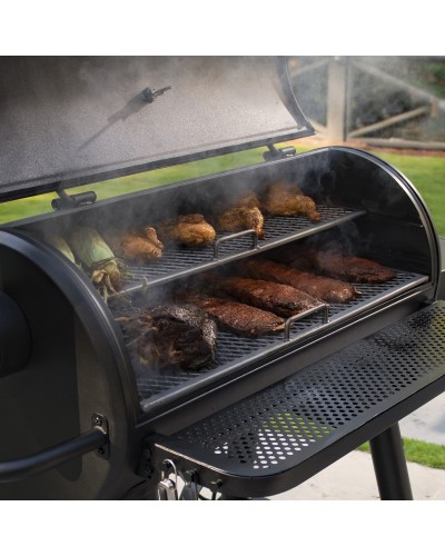 CharGriller Grand Champ Offset-Smoker+ LIBRO ENTREHUMO DE REGALO