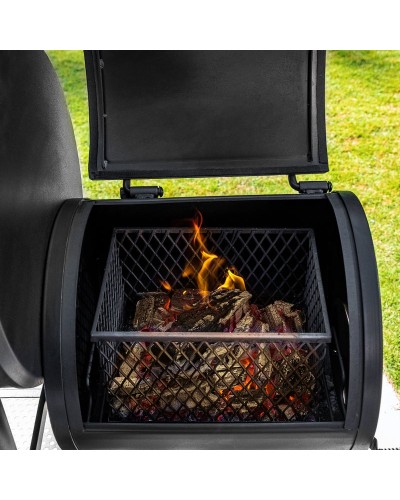 CharGriller Grand Champ Offset-Smoker+ LIBRO ENTREHUMO DE REGALO