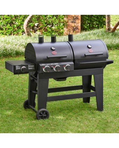 Barbacoa Duo CharGriller Gas-Carbon dos en uno+ CARBON