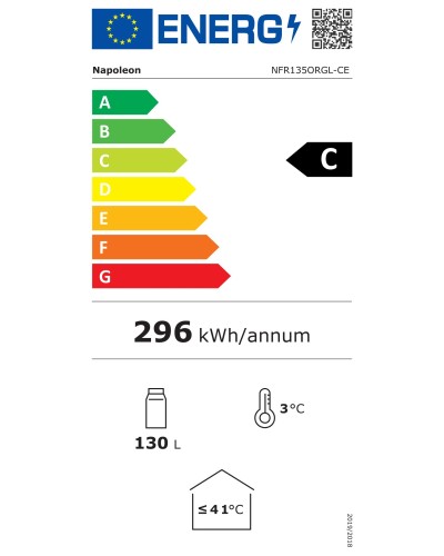 Refrigerador para exterior Se abre hacia la derecha  NFR135ORGL-CE