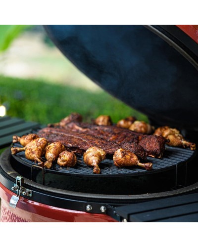 Kamado Joe Big Joe II rojo con carro + curso gratis