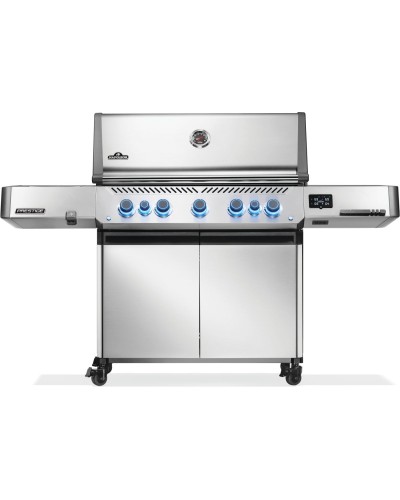 BARBACOA NAPOLEON Prestige® 665 Connected RSIB    CON QUEMADOR LATERAL Y TRASERO INFRARROJOS INOX