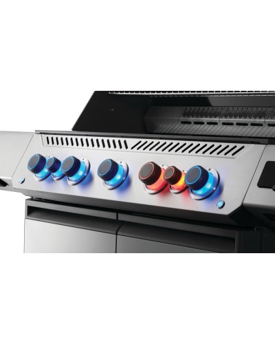 BARBACOA NAPOLEON Prestige® 665 Connected RSIB    CON QUEMADOR LATERAL Y TRASERO INFRARROJOS INOX