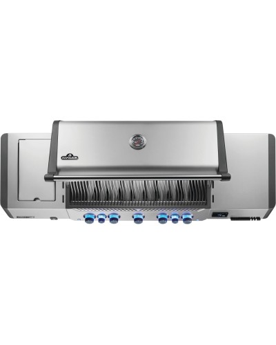 BARBACOA NAPOLEON Prestige® 665 Connected RSIB    CON QUEMADOR LATERAL Y TRASERO INFRARROJOS INOX