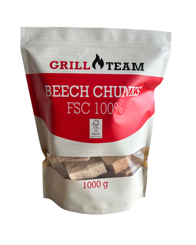 TROZOS MADERA  DE HAYA(BEECH) GRILL TEAM