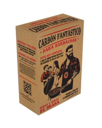 3 CAJA DE CARBÓN DE 5 KILOS FANTASTICO,OFERTA 3 UNIDADES