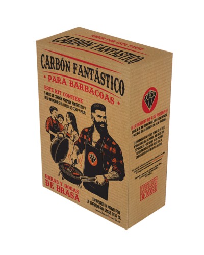 3 CAJA DE CARBÓN DE 5 KILOS FANTASTICO,OFERTA 3 UNIDADES
