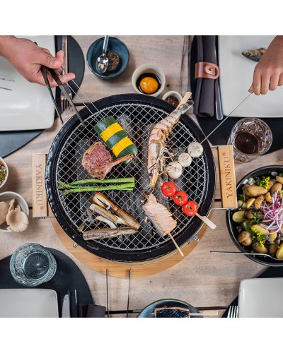 Parrilla Japonesa de Mesa YAKINIKU Shichirin Redondo