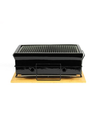 Parrilla Japonesa de Mesa YAKINIKU® MEDIUM Shichirin Rectangular – Black Edition