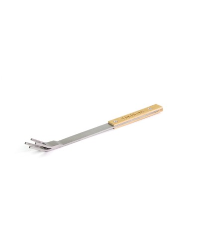 Pinza de Rejilla YAKINIKU® para Shichirin – Acero Inoxidable y Mango de Bambú
