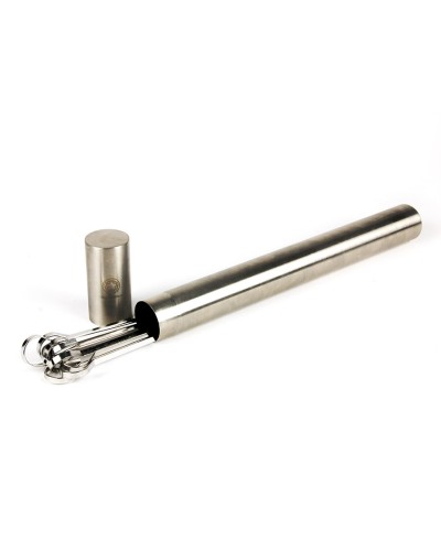 Brochetas BBQ Flavour Acero Inoxidable con Tubo de Almacenamiento