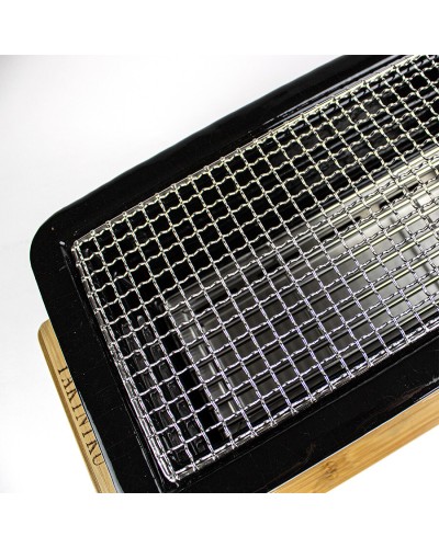 YAKINIKU® Shichirin PRO MEDIUM Rectangular | Parrilla japonesa Konro & Yakitori