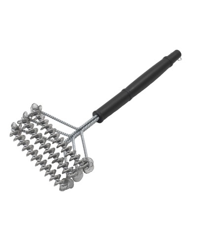 Cepillo sin cerdas Char-Griller de acero inoxidable para parrillas