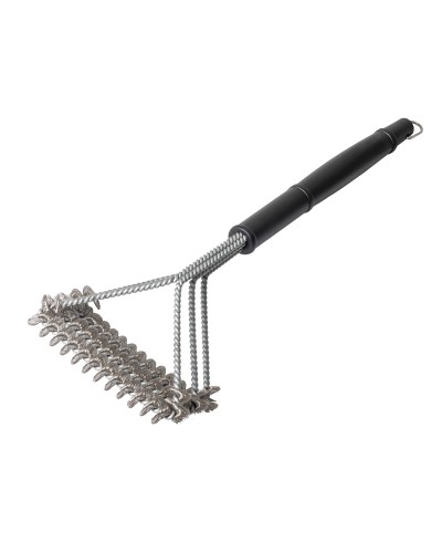 Cepillo sin cerdas Char-Griller de acero inoxidable para parrillas
