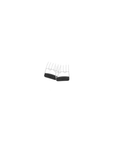 Garras de carne Char-Griller de acero inoxidable con asas de silicona