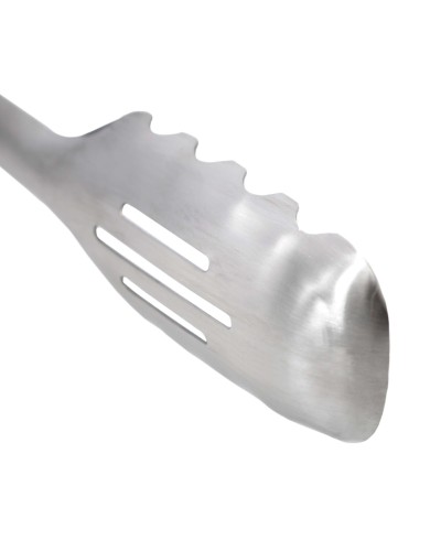 Pinzas con resorte Char-Griller de acero inoxidable para barbacoa