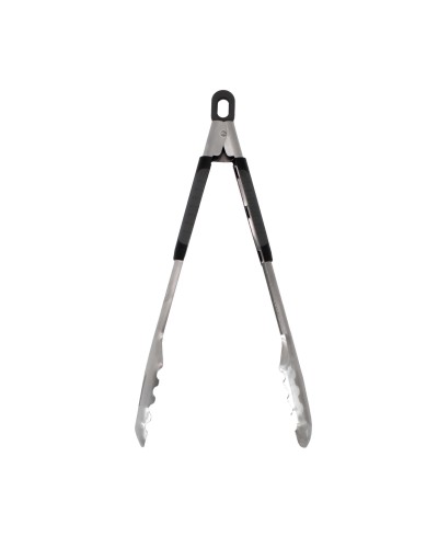 Pinzas con resorte Char-Griller de acero inoxidable para barbacoa