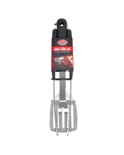 Kit de herramientas Char-Griller de acero inoxidable para barbacoa