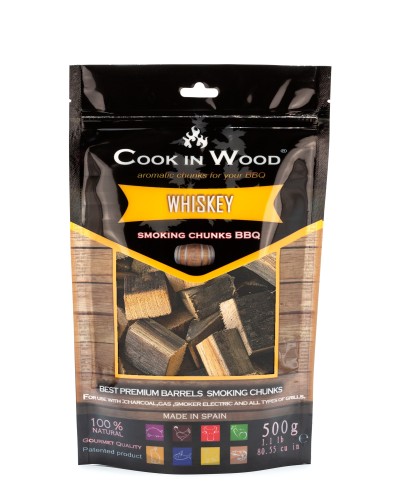Trozos de madera para ahumar– Whisky Oak Barrel 500 g