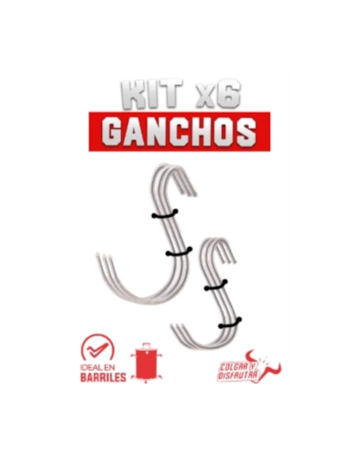Ganchos de Acero Inoxidable Steak and Beer