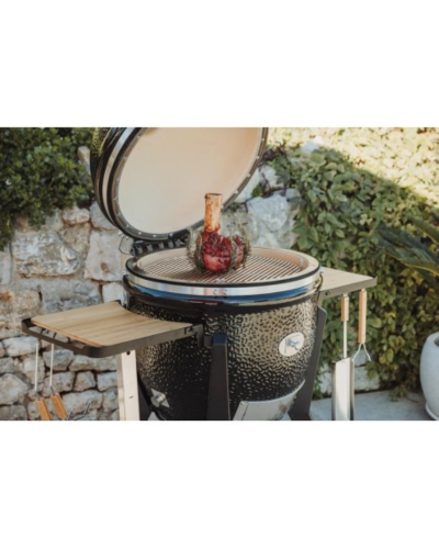 Kamado Monolith TWO .55 con carro y mesas ø 46 cm