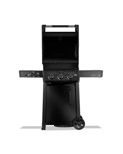 Barbacoa de gas Napoleon Freestyle™ PRO 365 negra con quemador lateral infrarrojo SIZZLE ZONE®