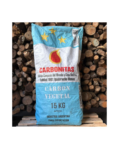 Carbón de Quebracho Argentino 15 kilos