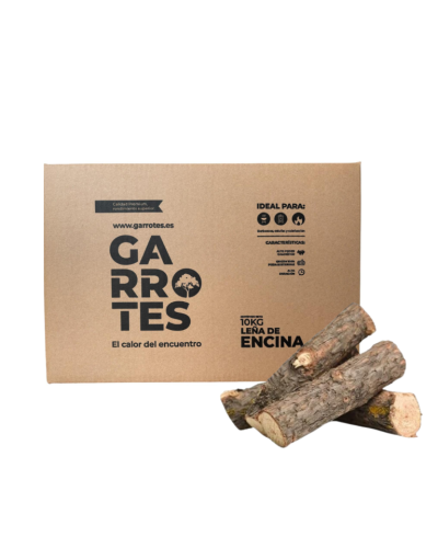 Caja de leña de encina 10 kg