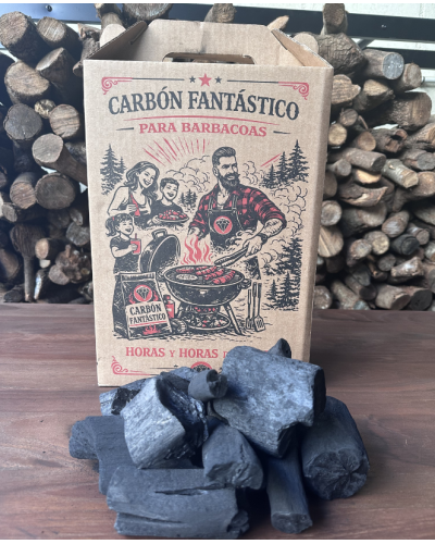 Caja de carbón de marabú 3 kg + 2 iniciadores