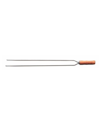 Pincho para barbacoa 75 cm de 2 puntas Tramontina