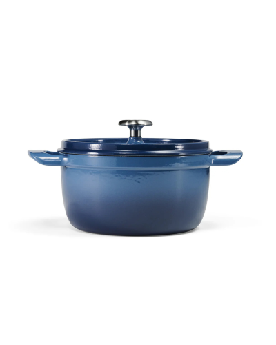 Cocotte de hierro fundido esmaltado azul 26 cm Tramontina