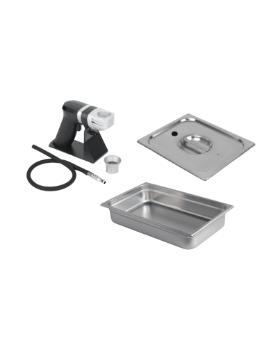 Pack Ahumado en Frío Profesional: Smoker + Tapa GN 1/1 + Cubeta GN 1/1 150 mm Pujadas + maderas para ahumar (regalo)