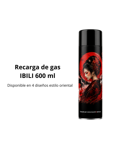 Recarga de gas IBILI 600 ml – 4 diseños estilo oriental