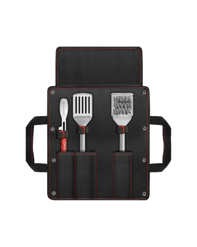 Kit de utensilios para barbacoa Kamado Joe Krafted de acero inoxidable
