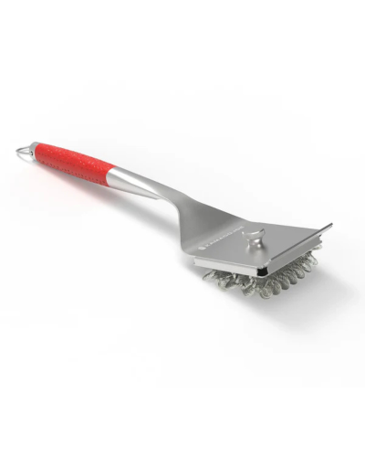 Cepillo para parrilla Kamado Joe Krafted de acero inoxidable 45,75 cm