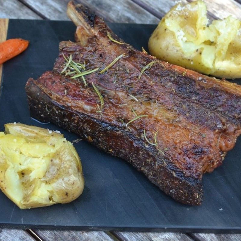 costillas buey estilo memphis