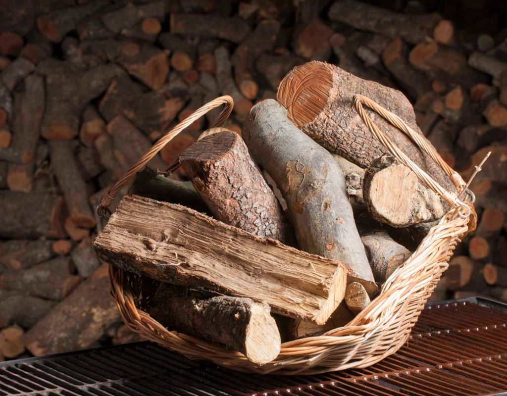 leña para chimenea